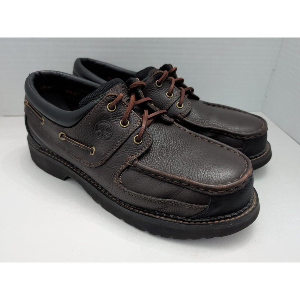 Timberland ASTM F2413-05 ANSI Z41 PT99 Men Size 9.5M Steel Moc Toe Oxford Shoes